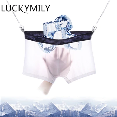 

Luckymily Pouplar Brand Trunk Mens Boxers Cotton Sexy Men Underwear Mens Underpants Male Panties Shorts U Convex Pouch for Gay