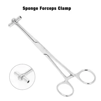 

Body Piercing Pliers Tool Ear Lip Navel Nose Tongue Septum Sponge Forceps Clamp For Lip Nipple Nose Studs Rings