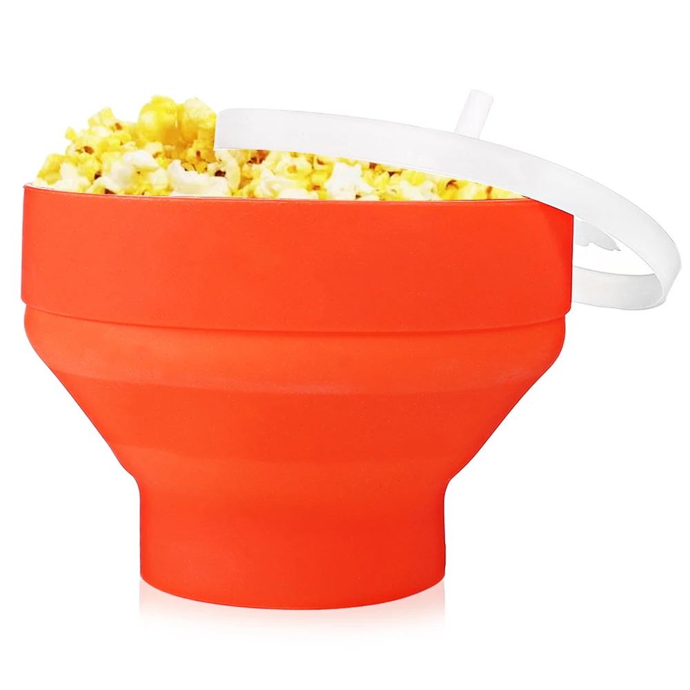 Silicone Collapsible Microwave Popcorn Maker Popper Bowl for Homein