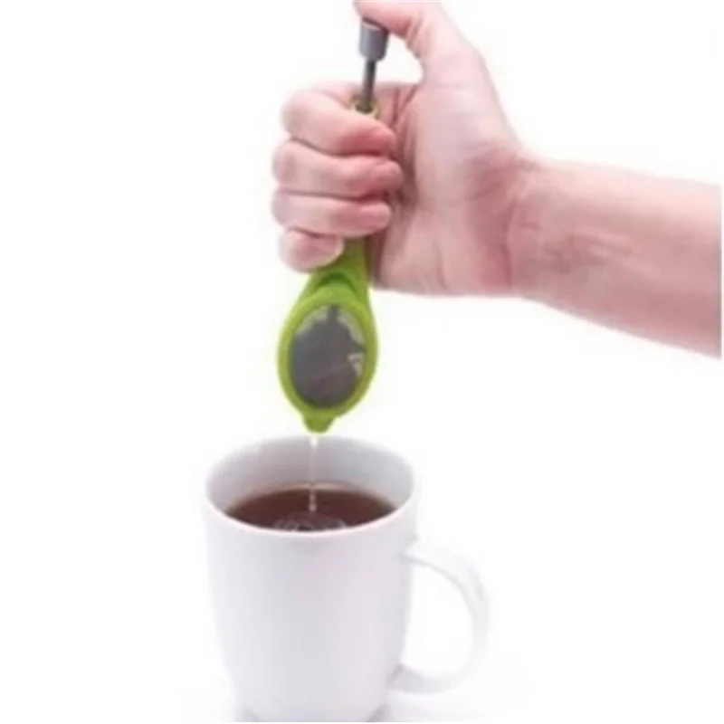 

Tea Infuser Built-in plunger Healthy Intense Flavor Reusable Tea bag Plastic Tea&Coffee Strainer Measure Swirl Steep Stir&Press
