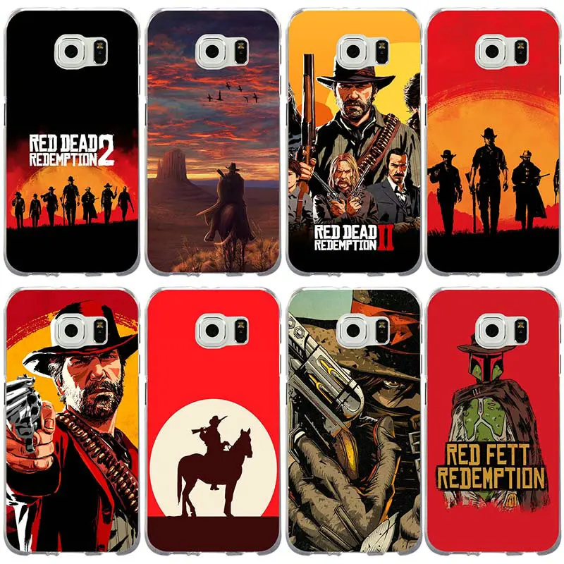 Red Dead Redemption 2 Soft Silicone Mobile Phone Case for Samsung