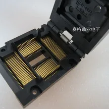 IC51-0804-819-1 QFP80 горящая розетка золотое покрытие тестовая плата для интегральных схем сиденье тестовое гнездо тестовая стенда