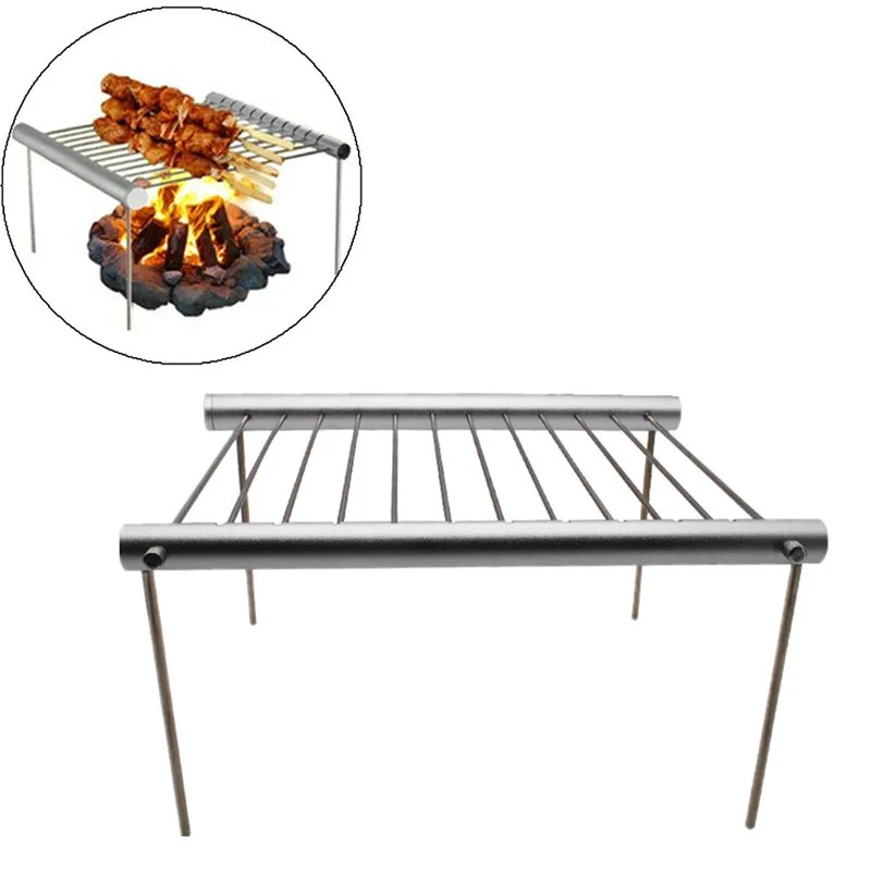 

Portable Camping Grill Folding Rack Grill Outdoor Picnics Casual Barbecue Tool Safety & Survival Z0724