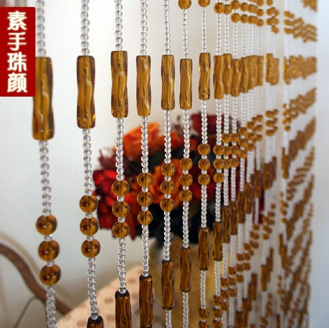 

20meter/lot customized glass bead curtain porch partition door curtain decorative curtains distorted pearl crystal curtain