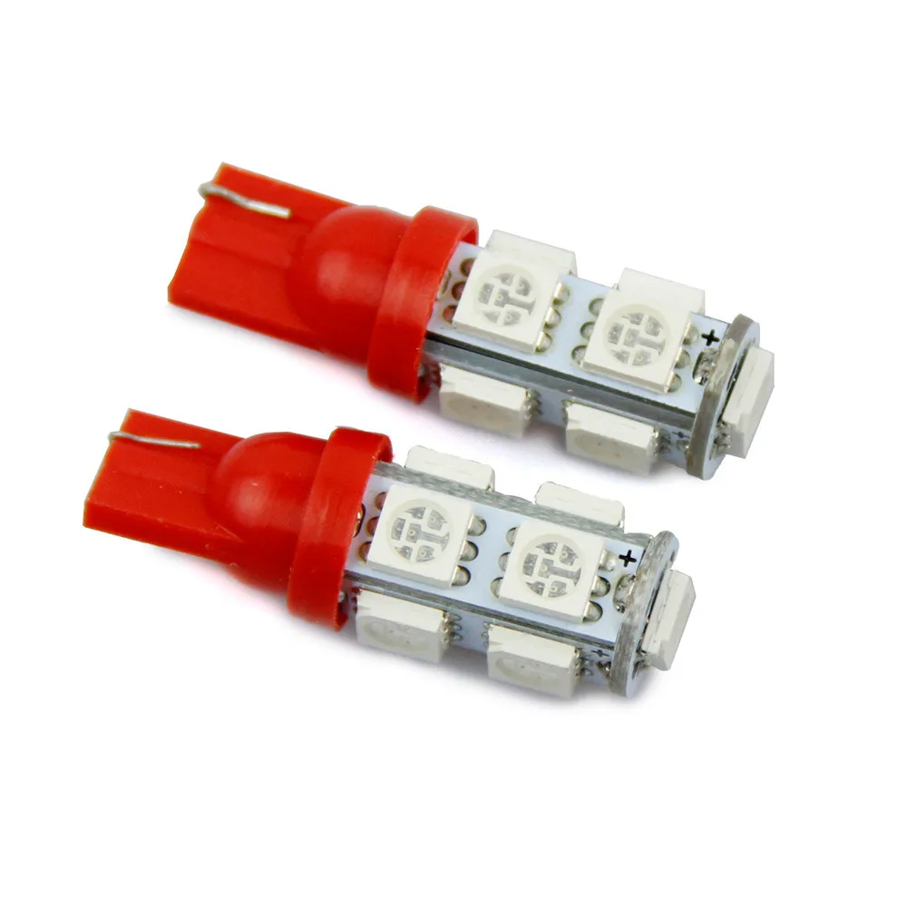 10 шт. T10 SMD 5050 9 SMD светодиодный автомобиль 194 168 192 W5W Светодиодный лампа для создания модного маникюра аксессуары 18Jan30