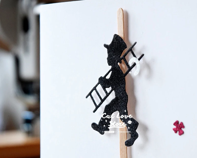 Рабочая человек металлический трафареты для пресс-формы для бумага для скрапбукинга декоративная открытка Craft тиснение высечки