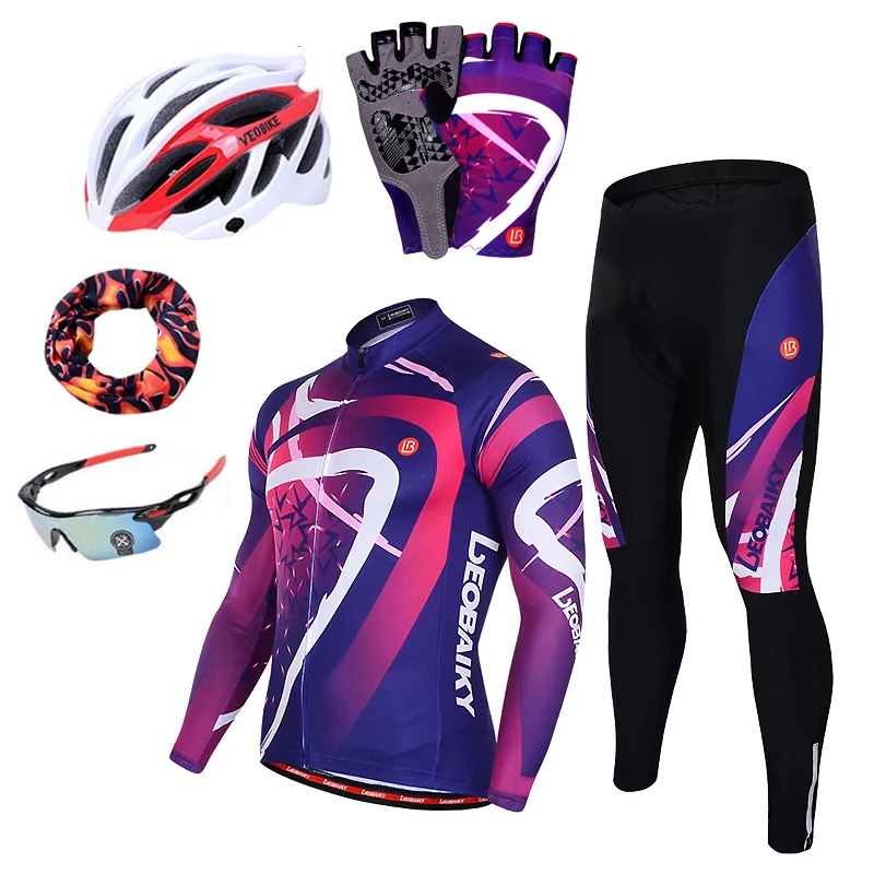 طويلة الأكمام الدراجات طقم زي رياضي الرجال 2019 فريق برو دراجة الملابس دورة Mtb ارتداء دراجة هوائية للرياضة ملابس الخريف النساء الدراجات كيت