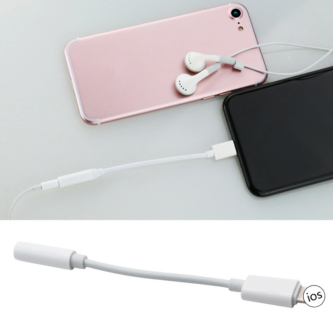 Goede 3.5mm Headphone Jack Adapter Voor Lightning Audio Converter Nieuwste IOS12 Ondersteuning Gesprekken Spelen Muziek voor iPhone 7 8 8X iPhone XS Max