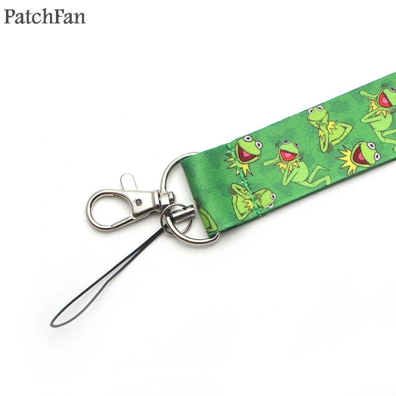 A0341 Patchfan Новый мультяшной лягушкой бирка Ремешок шейный ремешок для Безопасность
