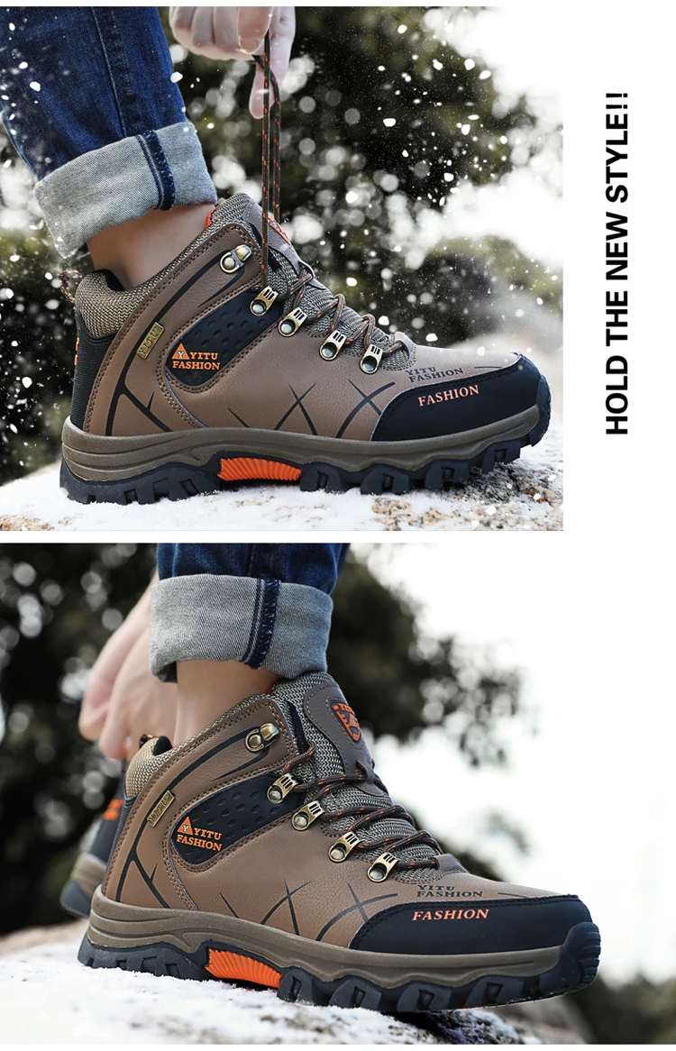 MIXIDELAI/мужские ботинки; Зимние теплые плюшевые ботинки; повседневные мужские зимние ботинки; Рабочая обувь; Мужская обувь; Модные ботильоны; размеры 39-47