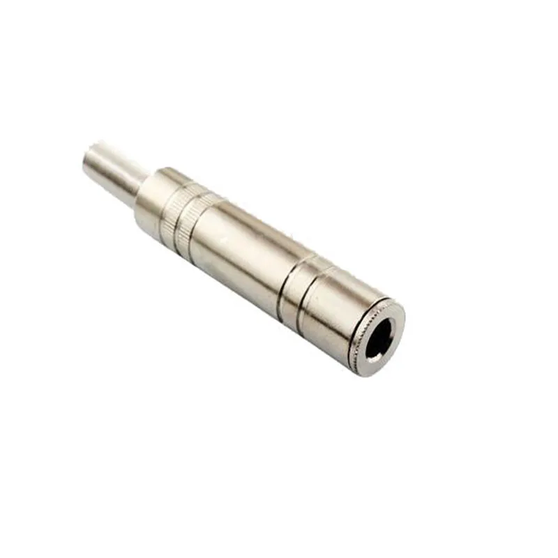 

4PCS Metal 1/4 "6.35mm Female stereo jack Cable Welding for 6.35mm DJ headphones