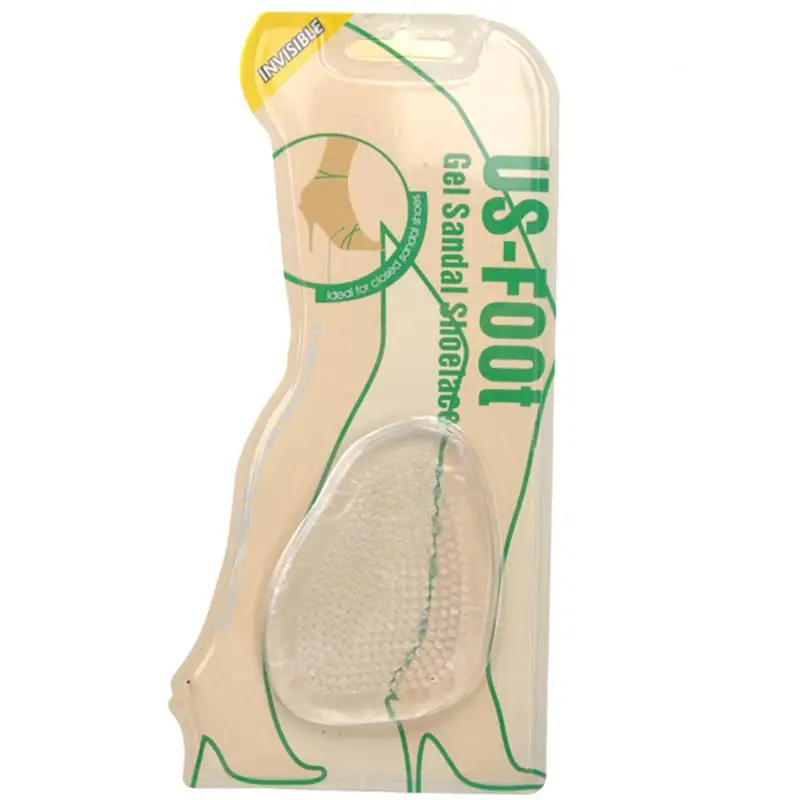 Safe Transparent Anti slip Anti abrasion Silicone Foot Pad Support