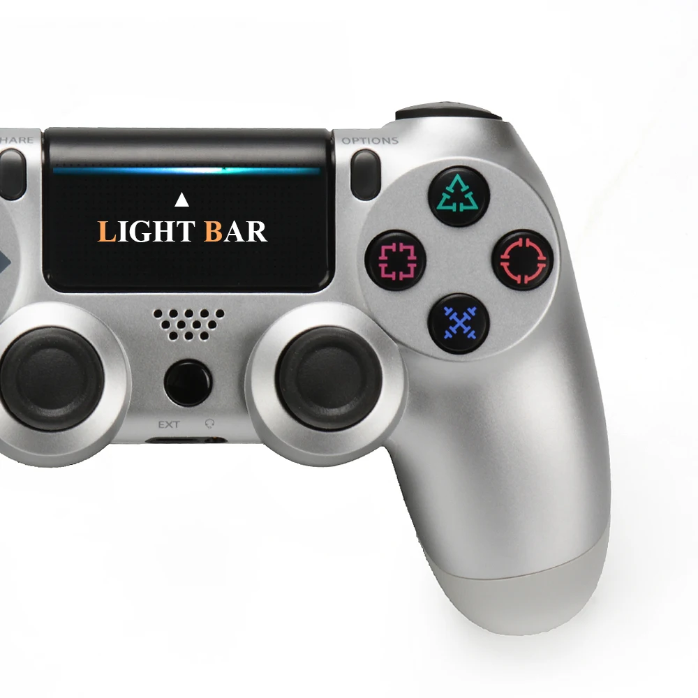 Version2 For PS4 Pro Bluetooth Wireless Controller For PlayStation 4 For PS3 Wireless Dual Shock Vibration Joystick Gamepads