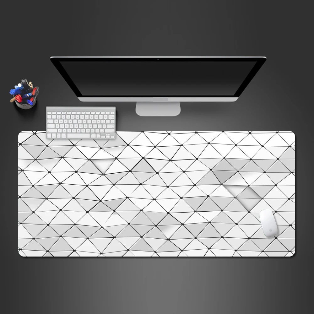 Персонализированный белый художественный коврик для мыши, усовершенствованный мобильный резиновый коврик для мыши, аксессуары для компьютерной игры, игровой коврик для мыши, художественный большой коврик