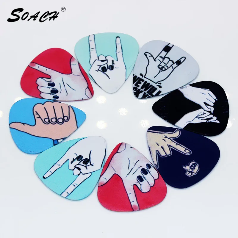 Soach 素敵なギターピック ピース ロット 厚さ1 0mm 漫画 ベース ギターストラップ ウクレレアクセサリー 新品 Ukulele Accessories Cartoon Guitar Picksguitar Picks Aliexpress