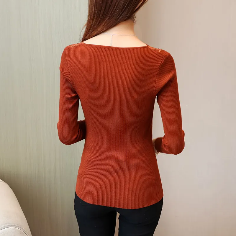 Fashion Hollow Out Women Sweaters Knitted Long Sleeve Spring Autumn Lace Patchwork Pullovers Sexy Blusas Mujer Body Top 