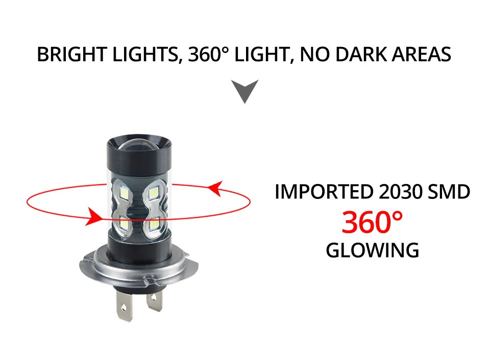 Led H7 H11 H8 H9 Car Lamp Bulbs 1200LM 9005 Hb3 9006 Hb4 Passing Light 12V H1 H3 H10 PSX24W 6000k 8000k Led Fog Lights DRL Bulb (11)