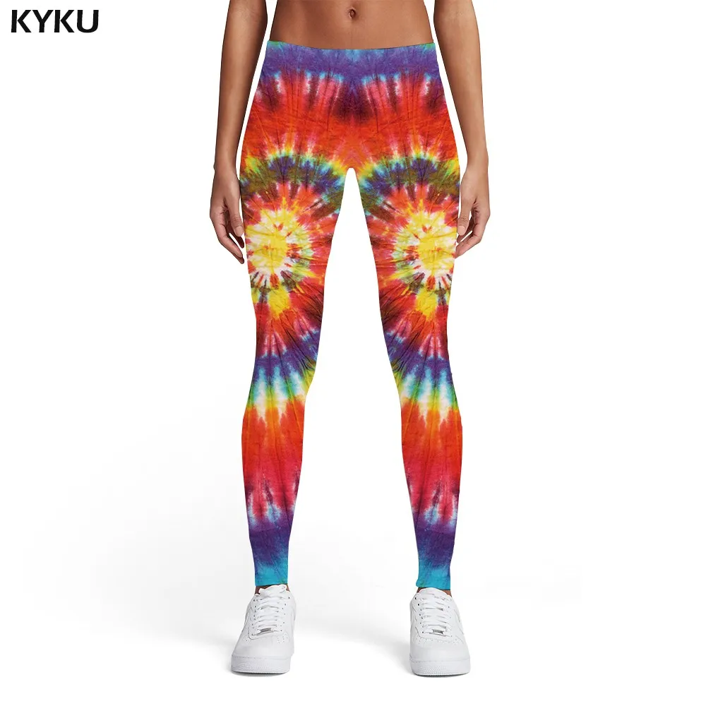 Ladies leggings01 KYKU galaxy Леггинсы женские космические дамские туманности спандекс Красочные эластичные готические сексуальные женские s Леггинсы Брюки повседневные тонкие обтягивающие - Цвет: Ladies leggings01