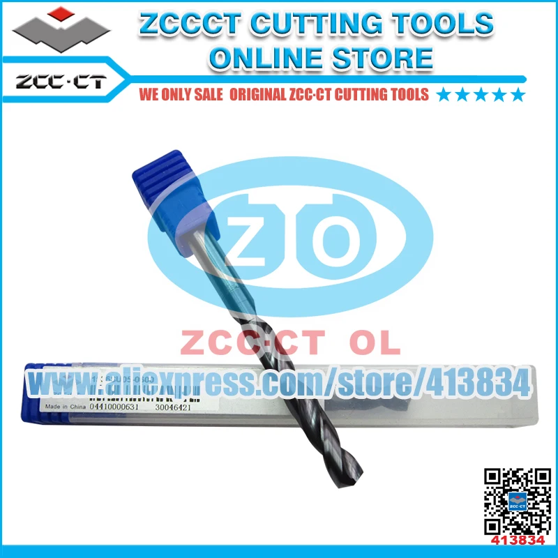 

1 pc 1536SU05-0600 D6*66L ZCC.CT cutting tool cnc twist drill bit