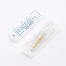 100 шт иглы для перманентного макияжа 3R зубчатые иглы стерилизованная мозаика косметические 2-1 иглы для макияжа