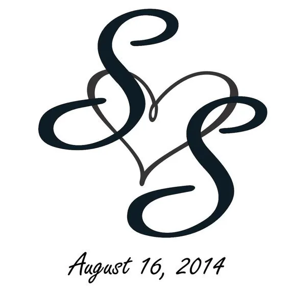 Buy Personalized Name Monogram Wall Decal Small Medium