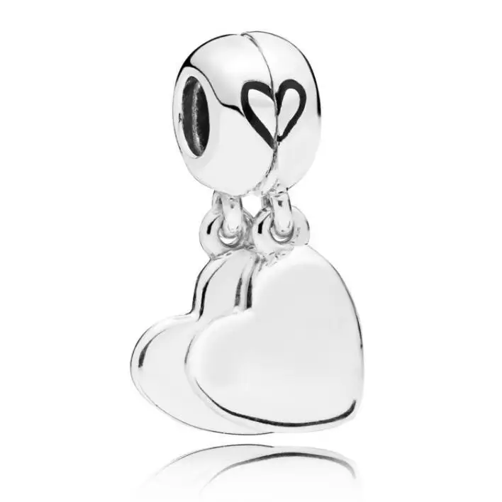 

Original 925 Sterling Silver Charm Two-piece Mother And Son Love Pendant Beads Fit Pandora Bracelet & Necklace Diy Jewelry