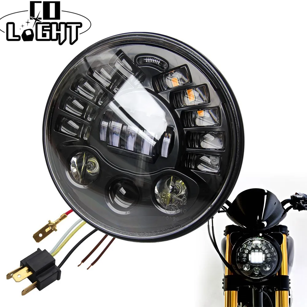 

CO LIGHT H4 Led Driving Light 70W High Low Beam Led Chip 6000K 6300Lm Parking Lights for 4X4 Jeep Wrangler LADA NIVA DC 12V 24V