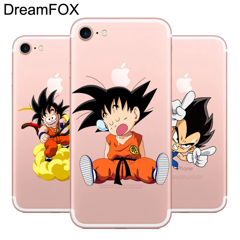 DREAMFOX L521 Dragon Ball Goku Мягкий ТПУ силиконовый чехол для Apple iPhone 11 Pro XR XS Max 8X7 6 6S Plus 5 5S SE 5C 4