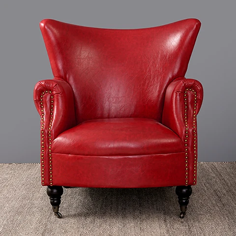 European Retro Fashion Wax Single Sofa Leather Sofas Bedroom Villa European Retro Fashion Wax Single Sofa Leather Sofas Bedroom Villa Living Room Neoclical Ideas In Hotel From Furniture On Aliexpress