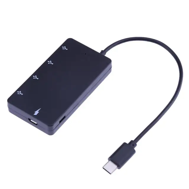 Best Price High Speed USB3.1 to 4 USB2.0  Ports Hub Adapter USB Hubs for 12" MacBook Tablet Phone Computer Peripherals