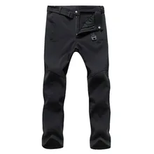 Новые зимние лыжные Пеший Туризм брюки Для мужчин теплая флисовая куртка ветрозащитная непромокаемые брюки для кемпинга треккинг