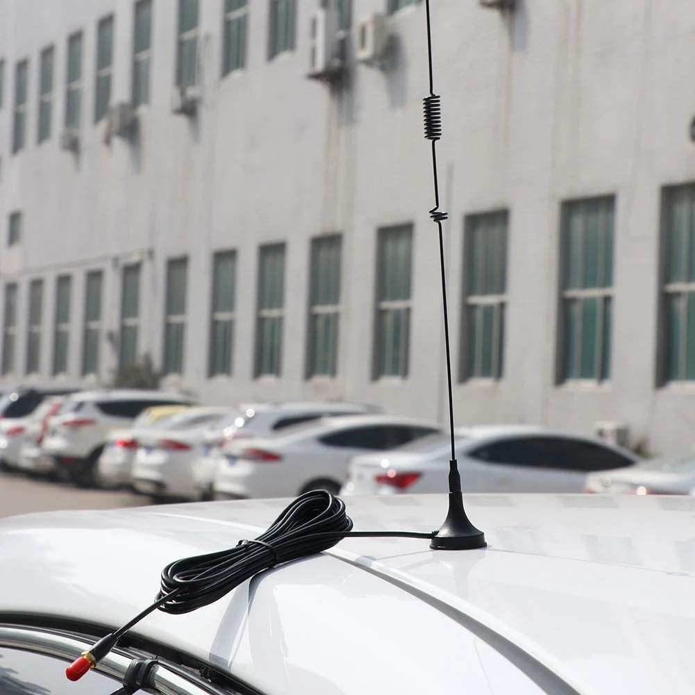 UT-106UV радио-антенна прочная автомобильная антенна с магнитным основанием Авто двухдиапазонный разъем
