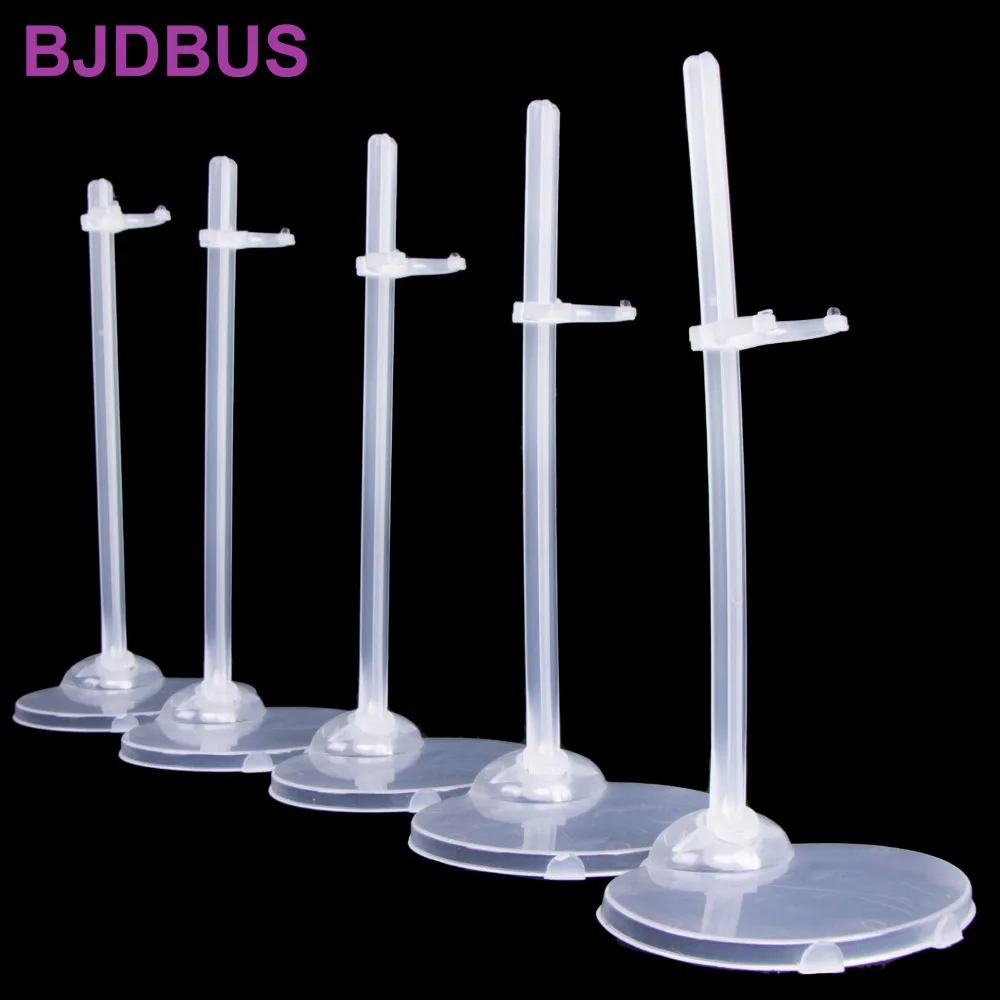 Doll Stand 10 PCS/Lot Transparent Figure Display Holder Mannequin Model Accessories For Barbie Doll For Kurhn 1/6 Kids Toys