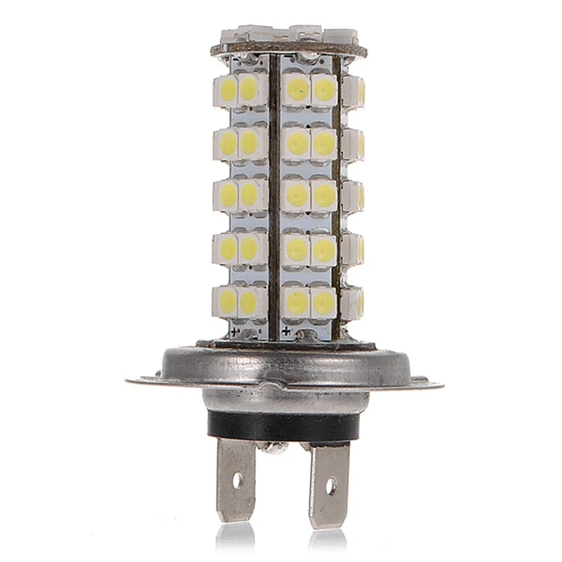 

Xenon White Super Bright H7 6000K Car Auto 68 SMD LED Bulb Head Light Fog Daytime Lamp Vehicle 12V Fog Lights Parking Lamp Bulb