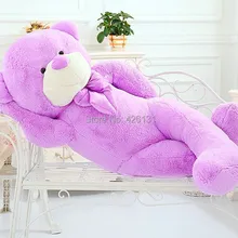 Teddy Bear Плюшевые игрушки 100 см на день рождения подарок ко Дню Святого Валентина Фиолетовый Фабрики плюшевые игрушки куклы женщина лаванды
