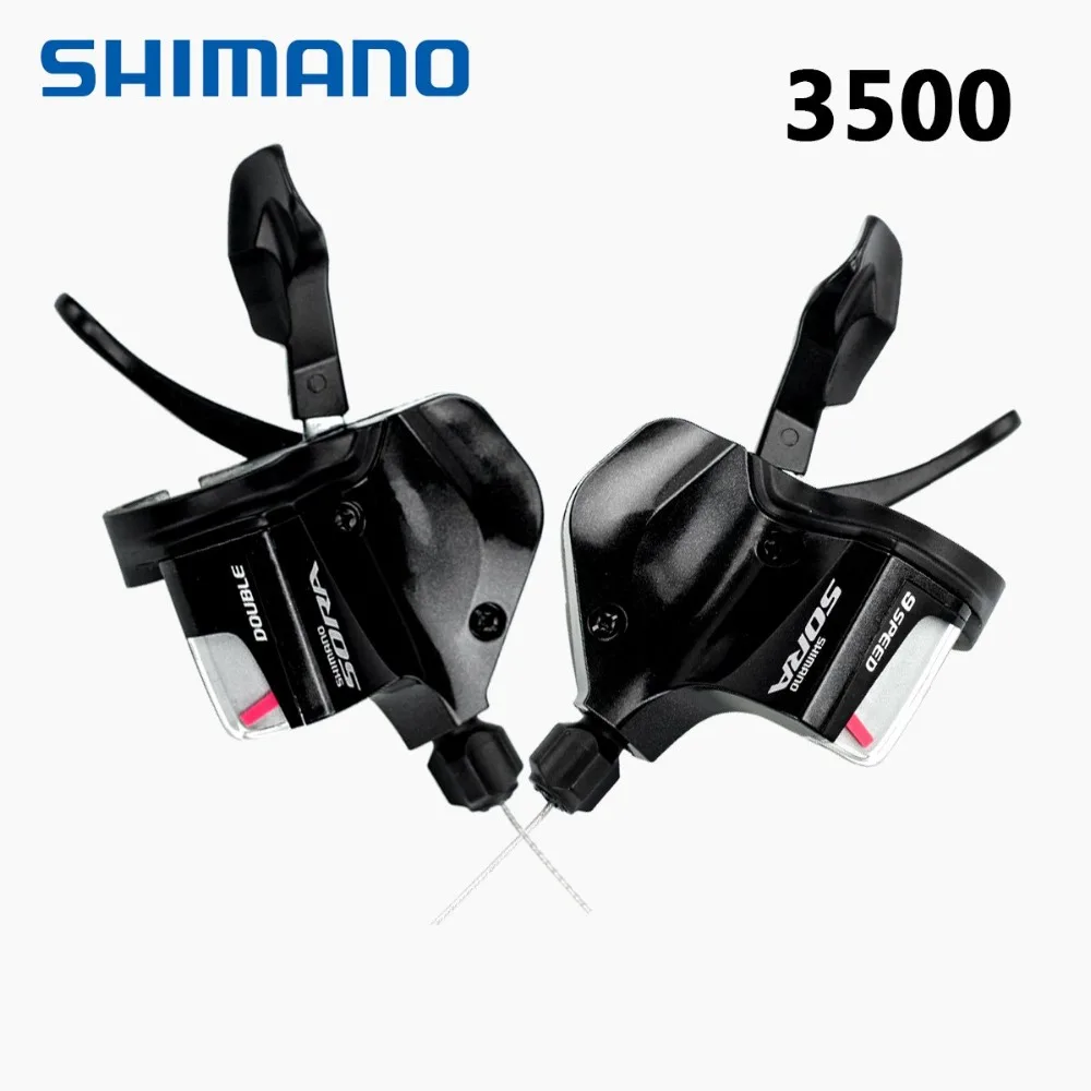 Shimano SORA SL 3500 2 x 9 Speed Shifter Lever Set-in Bicycle Derailleur from Sports 
