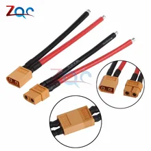 2PCS of XT60 Battery Male Connector Female Plug with Silicon 14 AWG Wire