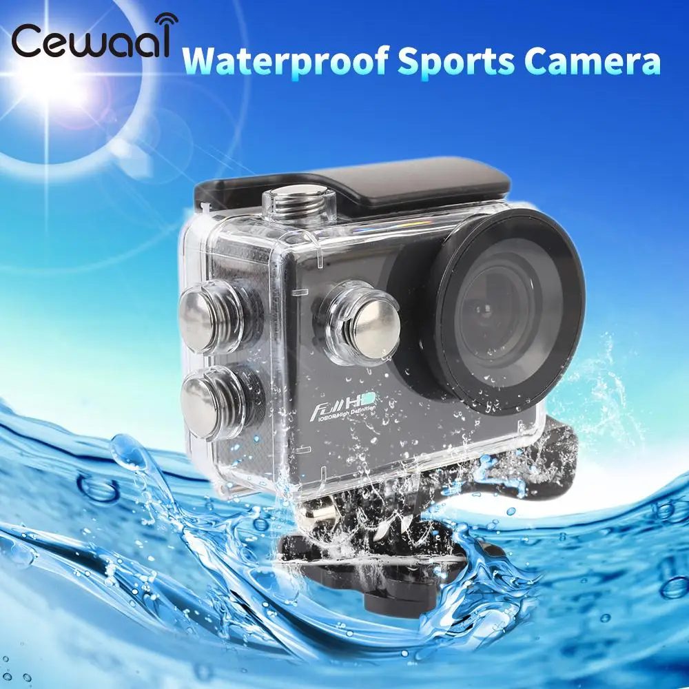 Portable Camcorder Swimming Cam Diving Waterproof Camera Support TF