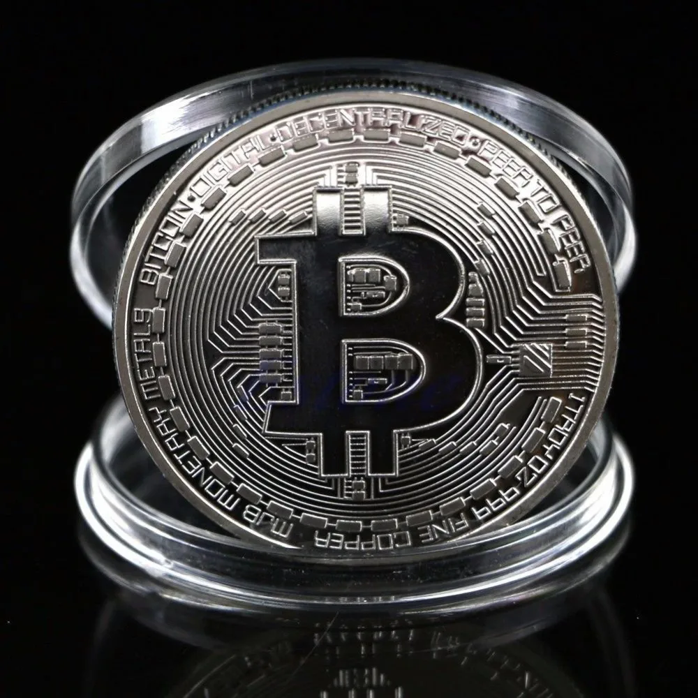 Позолоченные Bitcoin монет коллекционные подарок Casascius Биткойн монета Биткоин Книги