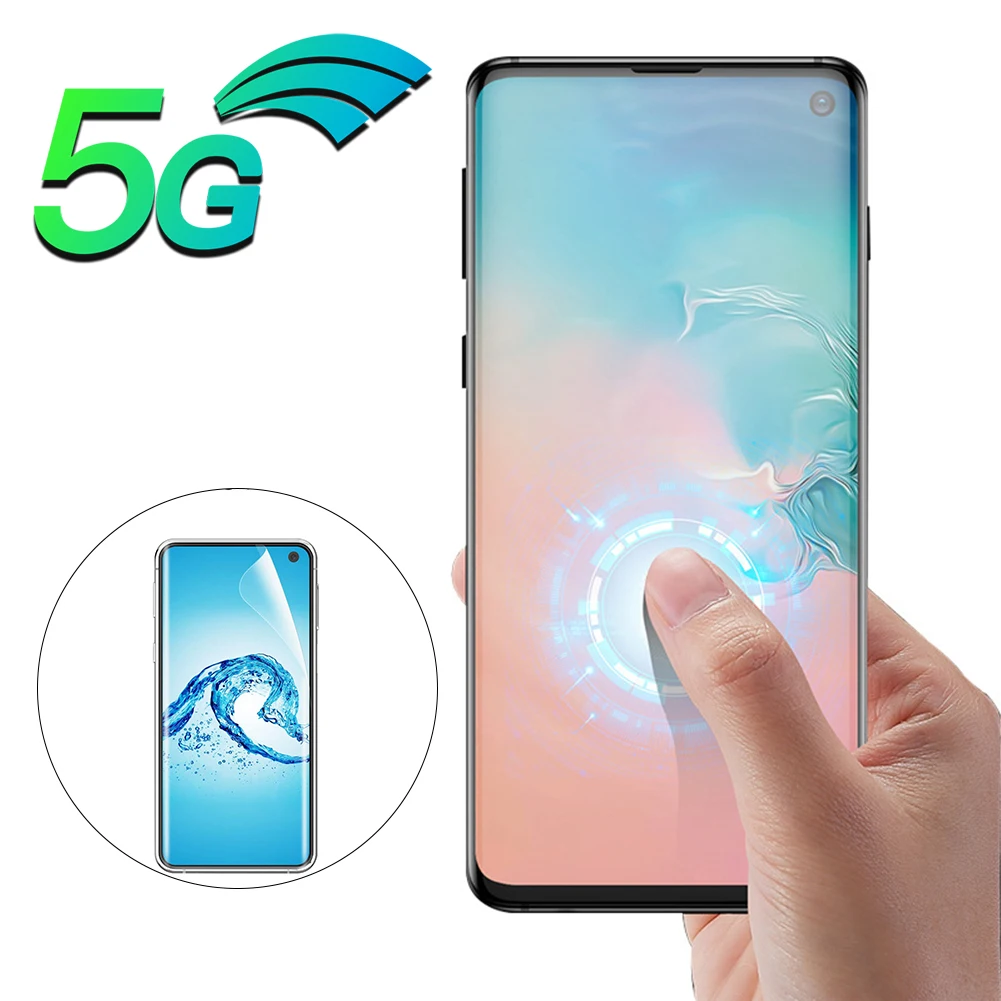 3D полное покрытие экрана протектор ТПУ пленка для Samsung Galaxy S10 Plus 5G ультра мягкая