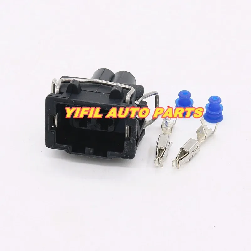 10pcs Amp Tyco 2 Pin Female Male Auto Waterproof Wire Harness Connector