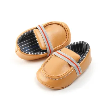 

Newborn Baby Shoes Infant PU Leather Baby Boys Shoes First Walkers Prewalkers Kids Crib Baby Boy Shoes 2018
