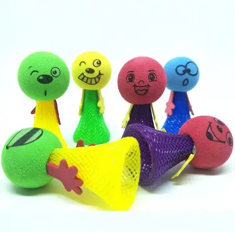 5Pcs Kids Jump Bounce Elf Fly Man Fiddle Fidget Children Adult Funny Sensory Toy Kid Child Gift ZXH