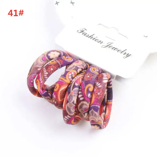6PCS/Sett Cute Girls Elastic Hair Bands Scrunchies Ponytail Holder Rubber Bands Hair Ties Sweet Kids Hair Rope Hair Accessories style 41