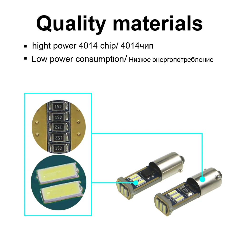 KEIN 6 шт. BA9S светодиодный ные лампы T10 W5W T4W автомобильные 363 H6W bax9s bay9s H21W 9smd 4014 боковые