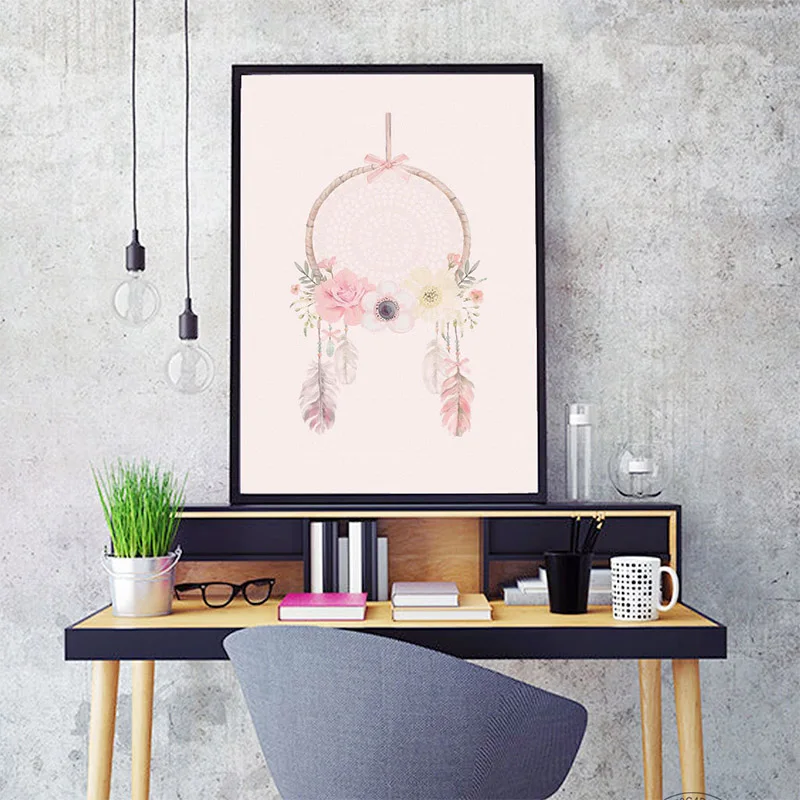 Nordic-Decoration-Kids-Room-Posters-And-Prints-Pink-Wall-Art-Canvas-Painting-Swan-Canvas-Art-Wall (2)