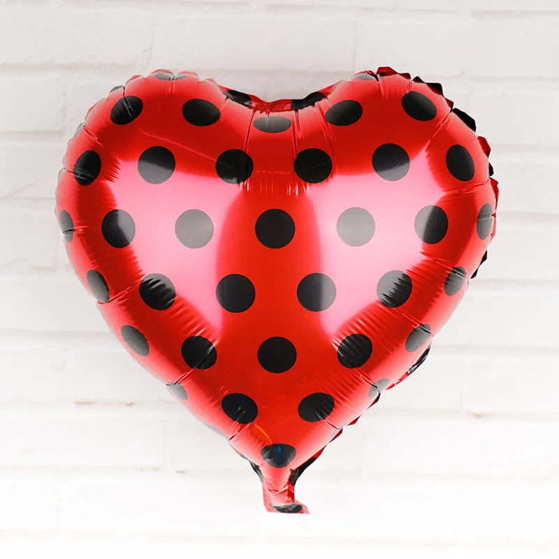 1 шт 18 дюймов сердце любовь воздушные шары надувные фольгированные шары Свадьба День святого Валентина украшения баллон гелия рождественские товары Globos - Цвет: 4