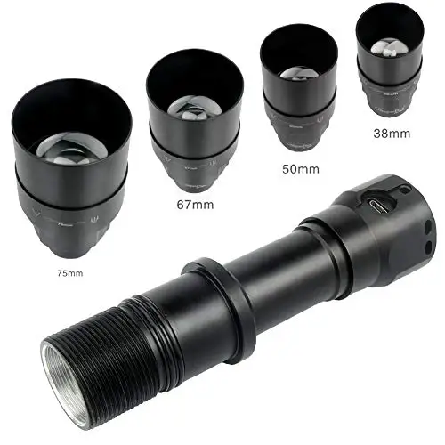UniqueFire USB Перезаряжаемый T75 IR 940nm светодиодный фонарик инфракрасный свет