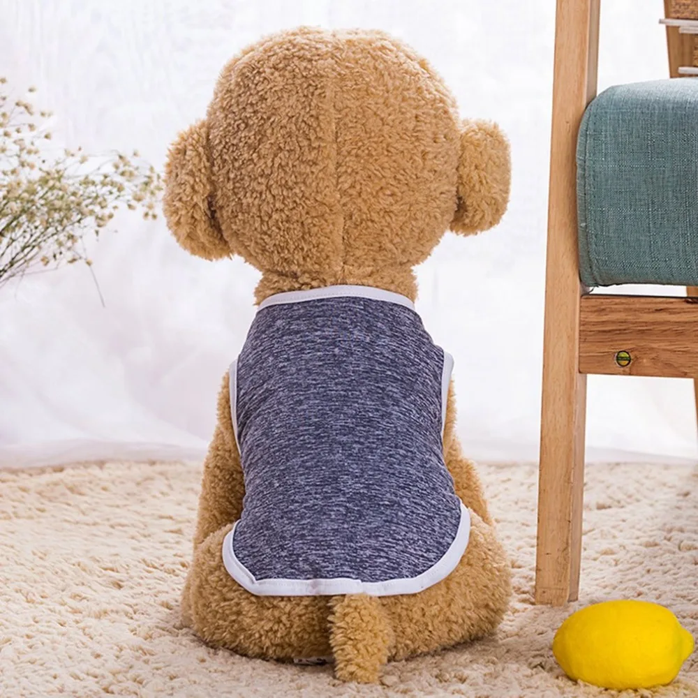 Summer Cute Dogs Cars T Shirt Pet Clothes Apparel Vests Costumes