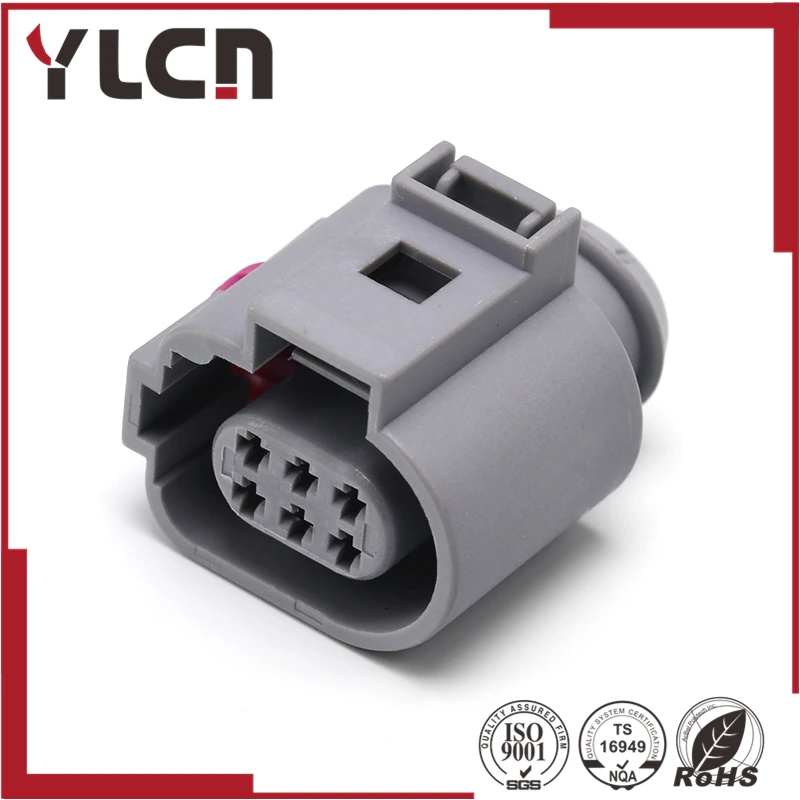 Tyco 6 Pin Female 1 5 мм набор коннектор датчика для VW Audi Skoda 1J0 973 713/1J0973713|female pin connector|female